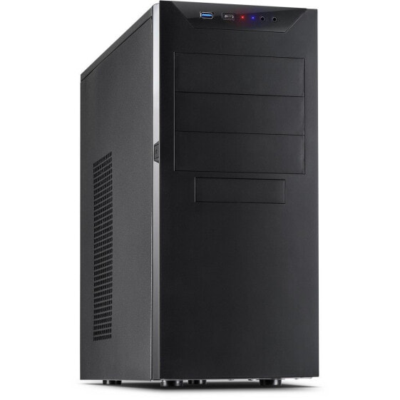 Inter-Tech IT-8833 Velvet II - Tower - PC - Black - ATX - micro ATX - 16 cm - 39 cm