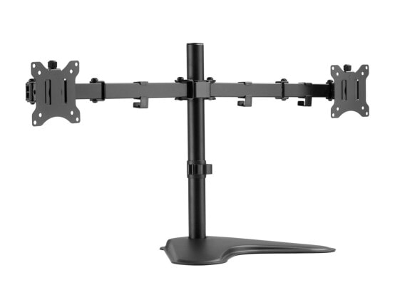 Кронштейн Equip Economy Dual Monitor Tabletop Stand 17"-32" - 16 kg - 43.2 cm (17") - 81.3 cm (32") - 75 x 75 mm - 100 x 100 mm - Черный