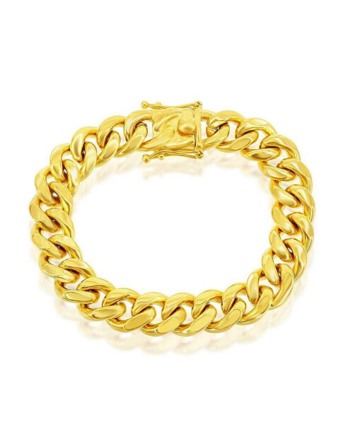 Stainless Steel 14mm Miami Cuban Link Bracelet