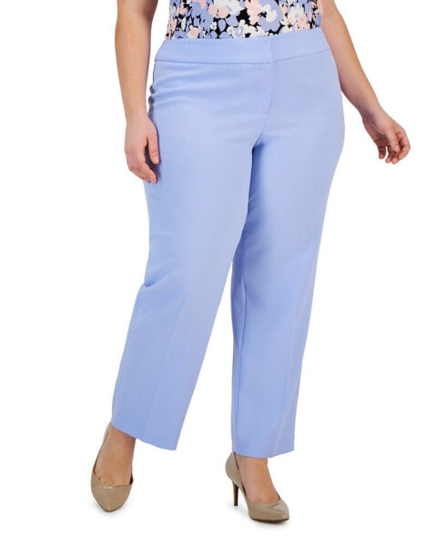 Plus Size Straight-Leg Pants