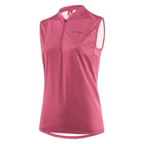 LOEFFLER Half Zip Cutina sleeveless jersey