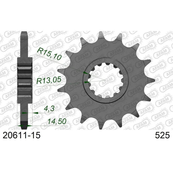 AFAM 20611 Front Sprocket