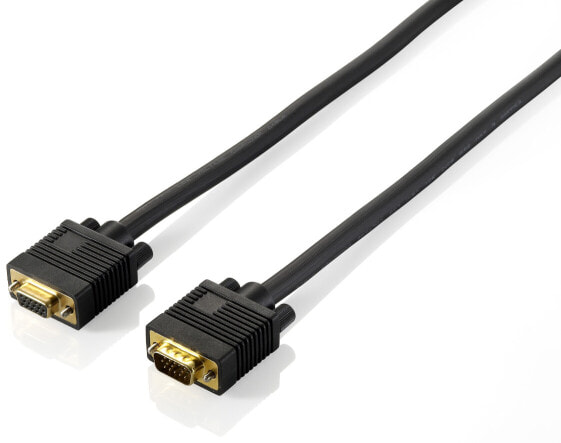 Equip HD15 VGA Extension Cable - 1.8m - 1.8 m - VGA (D-Sub) - VGA (D-Sub) - Male - Female - Black