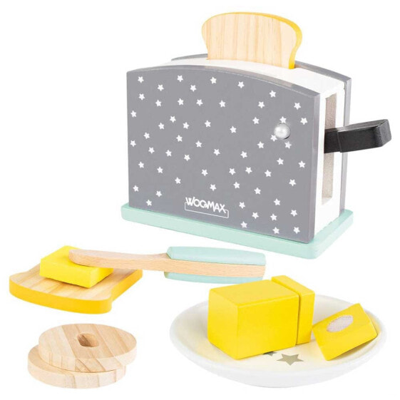 WOOMAX Wooden Toaster 8 Pieces