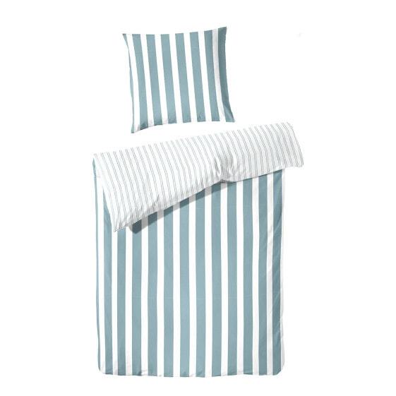 Комплект постельного белья Hahn Haustextilien GmbH Perkal-Bettwäsche Smood flat stripe