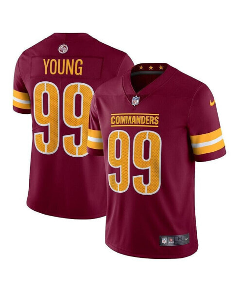 Men's Chase Young Burgundy Washington Commanders Vapor Limited Jersey