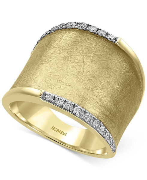 Кольцо EFFY Collection d'Oro Diamond Wide Band