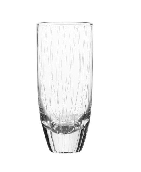 Cтаканы для виски Qualia Glass Breeze Highball Glasses, набор из 4 шт.