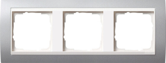 GIRA 0213326 - Aluminium - White - Glossy - Screwless - GIRA - 1 pc(s)