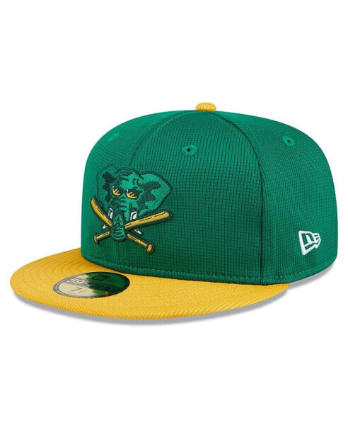 Men's Kelly Green Oakland Athletics 2024 Batting Practice 59FIFTY Fitted Hat