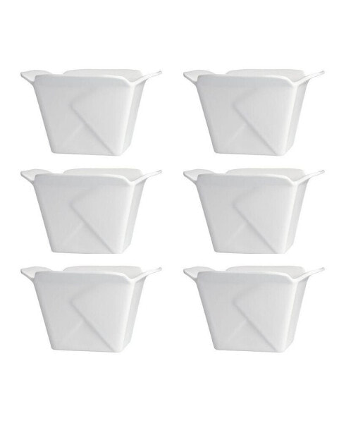 Melamine Street Eats Take Out Bowls, Set of 6