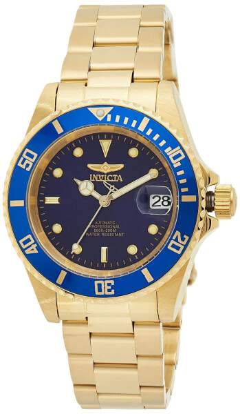 Invicta Men's 8930OB Pro Diver Analog Display Japanese Automatic Gold Watch