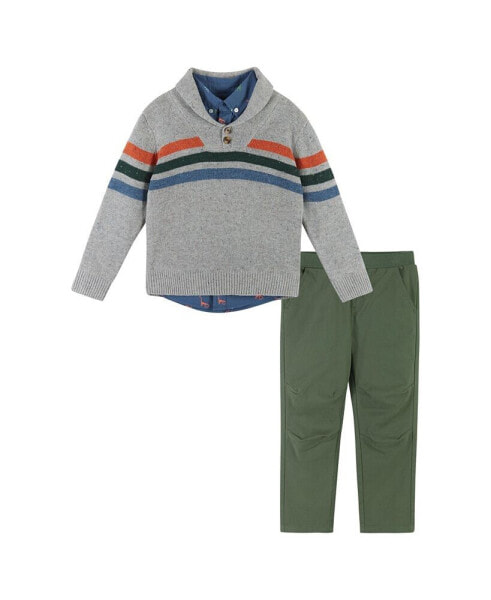 Baby Boys Shawl Sweater Set