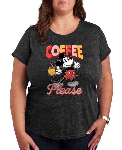 Футболка Hybrid Apparel модель Mickey Mouse Coffee Please.