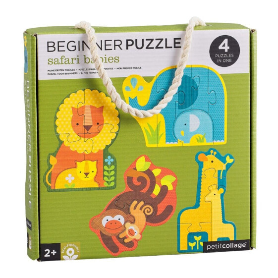 PETIT COLLAGE Beginner Puzzle Safari Babies