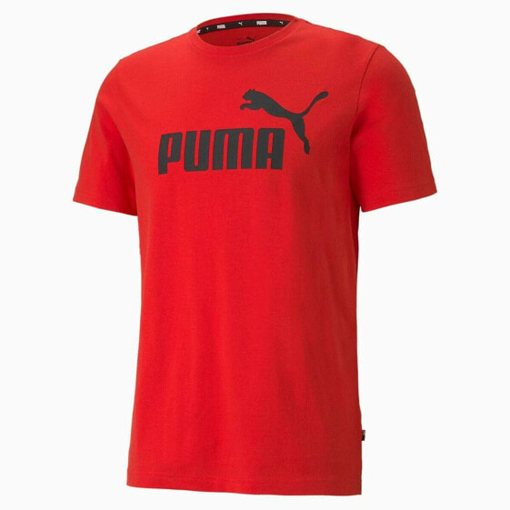 Футболка с коротким рукавом мужская Puma LOGO TEE 586666 11 Красный