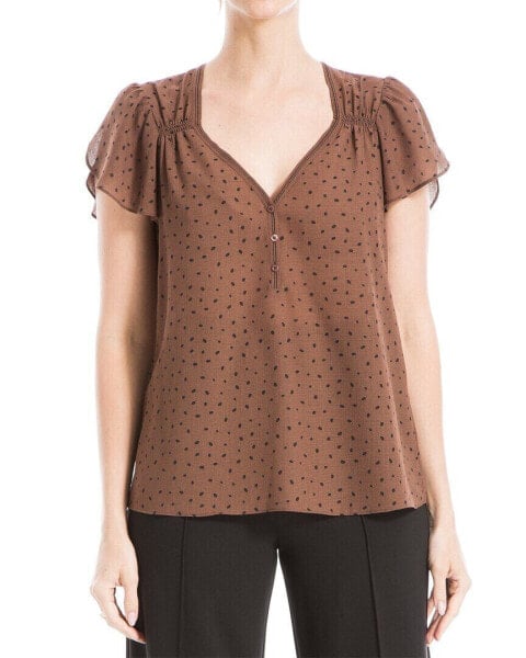 Max Studio Sweetheart Neck Blouse Women's