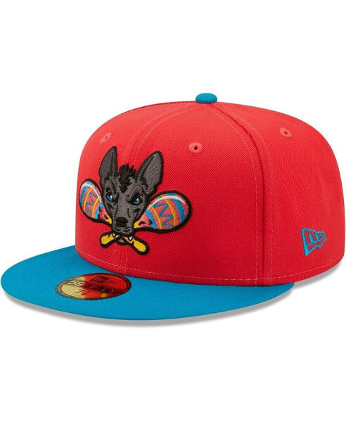 Men's Red, Blue Xolos de Gwinnett Copa De La Diversion 59FIFTY Fitted Hat