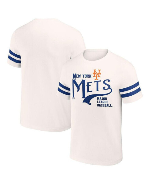 Men's Darius Rucker Collection by Cream New York Mets Yarn Dye Vintage-Like T-shirt