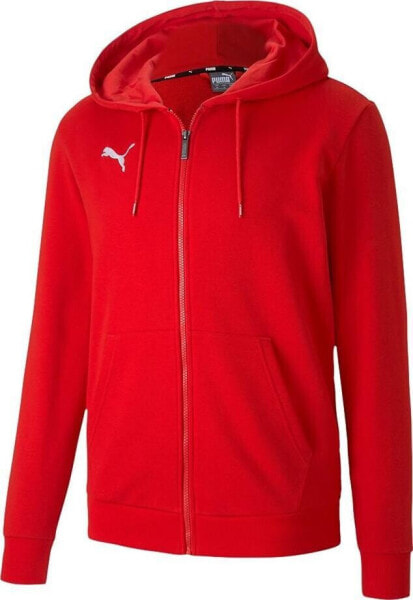 Puma Bluza męska Puma teamGOAL 23 Casuals Hooded Jacket czerwona 656708 01 M