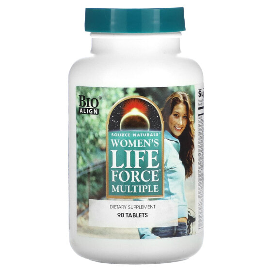 Source Naturals, Women's Life Force Multiple, 90 таблеток