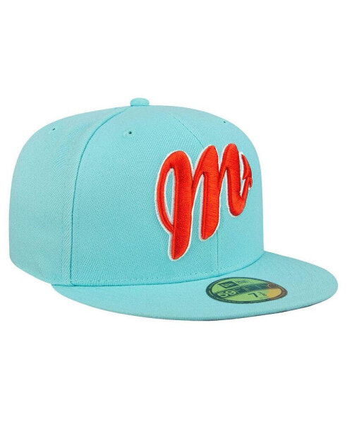 Men's Aqua Mexico Diablos Mexico League on Field 59FIFTY Fitted Hat