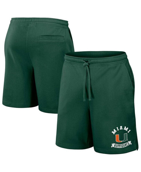 Men's Darius Rucker Collection by Green Miami Hurricanes Logo Shorts