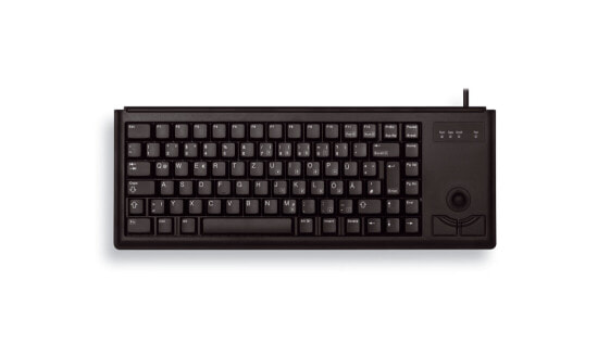Cherry Slim Line Compact-Keyboard G84-4400 - Keyboard - 84 keys QWERTZ - Black