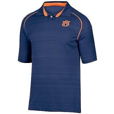 NCAA Auburn Tigers Men's Faded Striped Short Sleeve Polo Shirt - S