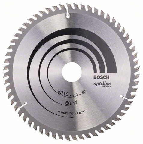 Bosch 2 608 641 190 - Wood - 21 cm - 3 cm - 1.8 mm - 2.8 mm - ATB (Alternate Top Bevel)