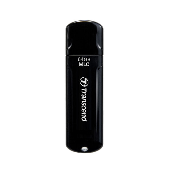 Transcend JetFlash 750 64GB - 64 GB - USB Type-A - 3.2 Gen 1 (3.1 Gen 1) - Cap - 10.3 g - Black