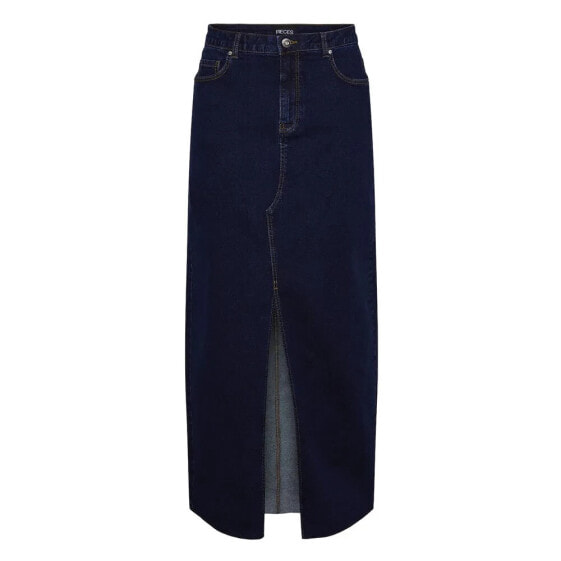 PIECES Jessie Ankle D2D Denim Skirt