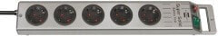 Удлинитель Brennenstuhl Super Solid PDU - 5 AC outlet(s) - Silver - 2.5 m