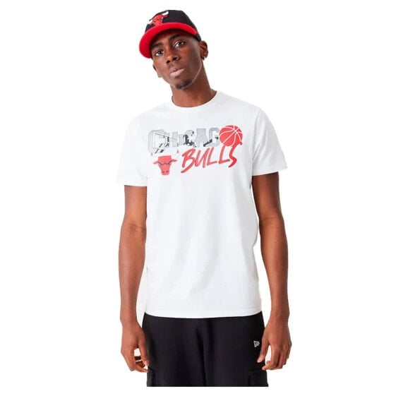 NEW ERA Chicago Bulls Nba Infill Graphic short sleeve T-shirt