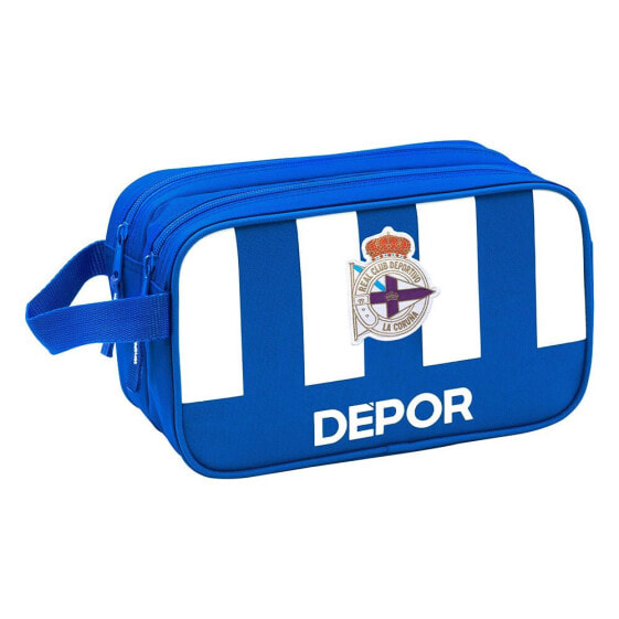 Сумка Safta Deportivo De La Coruña 2 Zippers Wash Bag