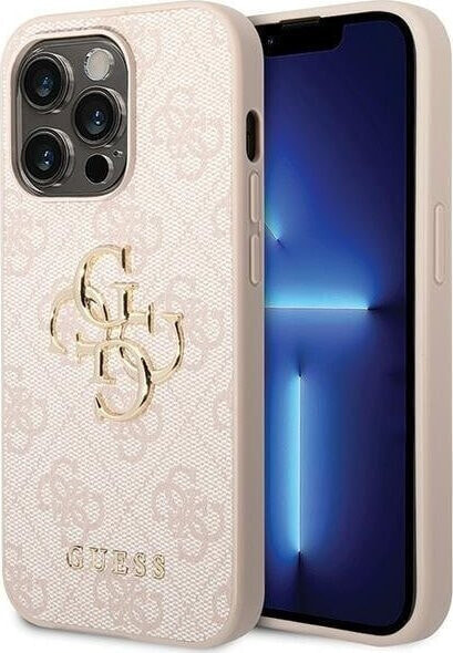 Guess Guess GUHCP15L4GMGPI iPhone 15 Pro 6.1" różowy/pink hardcase 4G Big Metal Logo