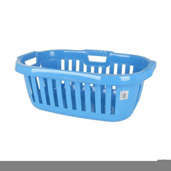 Laundry Basket Tontarelli Hipster Blue 50 L 66 x 44 x 25 cm (6 Units)