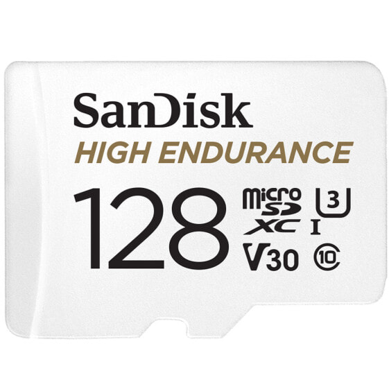 SanDisk High Endurance - 128 GB - MicroSDXC - Class 10 - UHS-I - 100 MB/s - 40 MB/s - Накопитель памяти