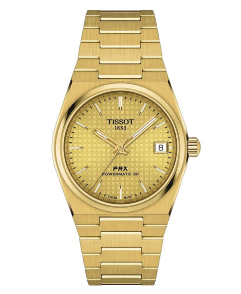 Часы Tissot PRX Powermatic 80 Gold PVD Stainless Steel