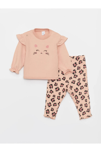 Костюм LC WAIKIKI Baby Girl Sweatshirt & Leggings 2-pc