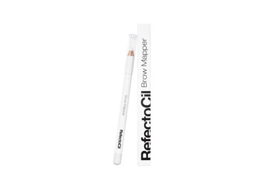 White eyebrow styling pencil