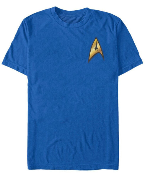Star Trek Men's Original Series Command Badge Costume Short Sleeve T-Shirt