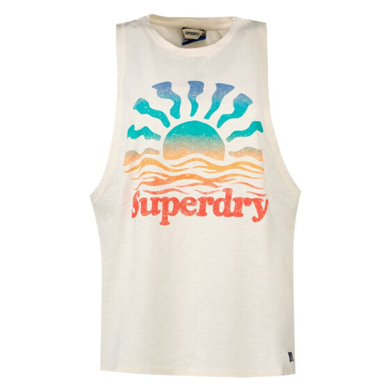 SUPERDRY Vintage Cali Stripe sleeveless T-shirt