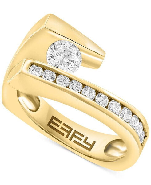 EFFY® Diamond Abstract Channel-Set Statement Ring (3/4 ct. t.w.) in 14k Gold