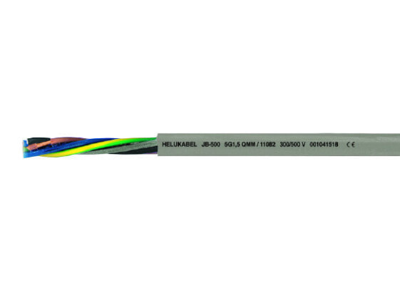 Helukabel HELU JB-500 7G2,511112 - Low voltage cable - Grey - Polyvinyl chloride (PVC) - Polyvinyl chloride (PVC) - Cooper - 7G2,5