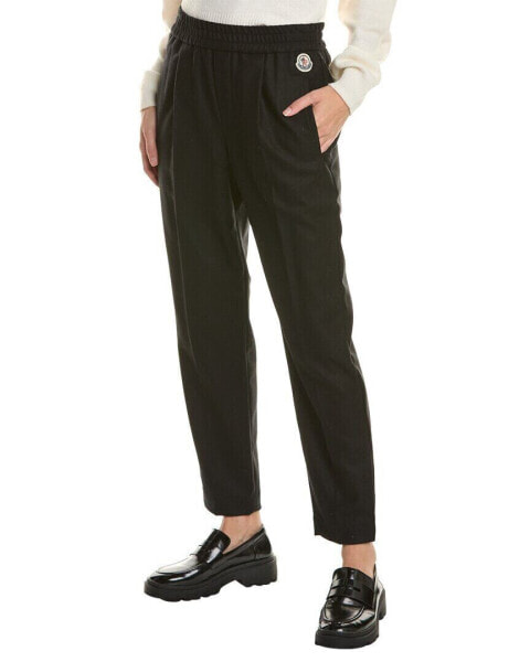 Moncler Wool-Blend Pant Women's Black 42