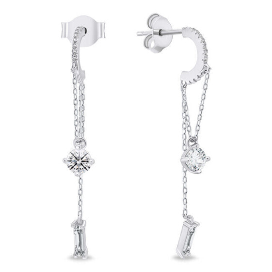 Stylish long chain earrings EA628W