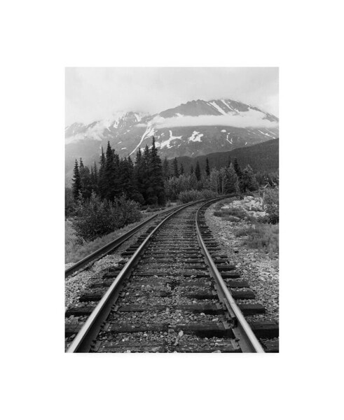 Monte Nagler Railroad Tracks Alaska Canvas Art - 37" x 49"