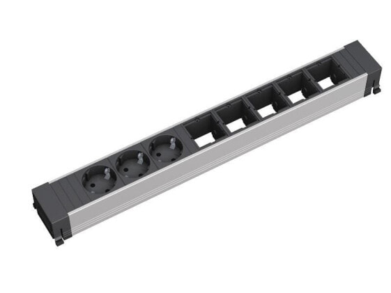 Удлинитель BACHMANN 909.006 - 3 AC outlet(s) - Black - Silver