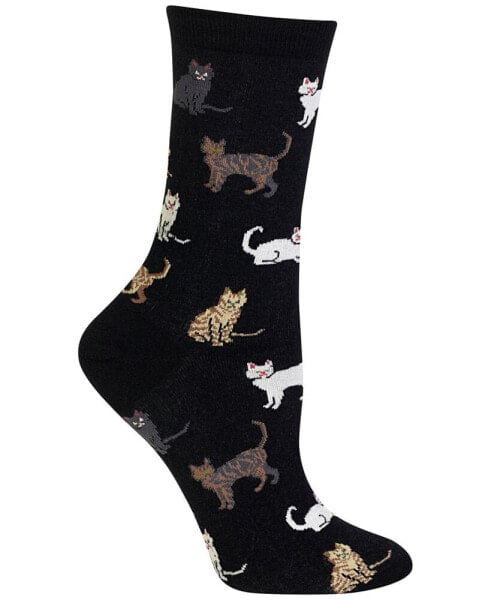 Women's Cats Fashion Crew Socks